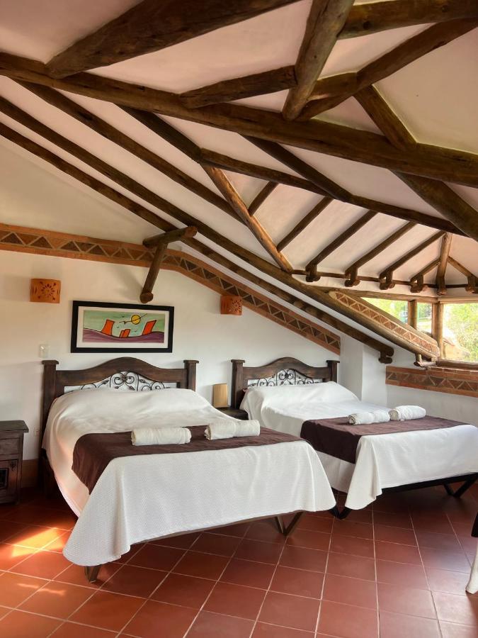 Hotel, Bungalows, Chalet Y Cabanas Aventura Park Villa De Leyva La Periquera Екстериор снимка